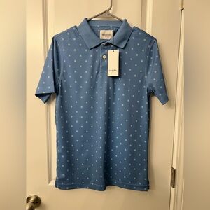 Goodfellow Daisy print Small polo NWT